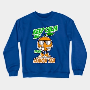 LEMON TEA CARTOON Crewneck Sweatshirt